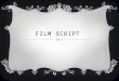 Film script