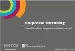 Pinstripe Presents: Corporate Recruiting - How Does Your Organization Measure Up?