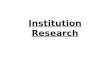 Institution research wac