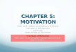2015 POM Chapter 5  Motivation