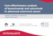 HTAi 2015 - Cost-effectiveness analysis of bevacizumab and cetuximab in advanced colorectal cancer