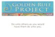 Golden Rule Presentation for CCGP