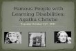 Famous people with learning disabilities