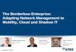The Borderless Enterprise: Adapting Network Management to Mobility, Cloud, & Shadow IT