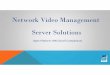 Aeris Video Management Systems (NVR + Analitic Solutions)