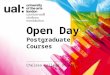 Postgraduate Open Day Presentation, Chelsea College of Arts 2016-17 Applicants