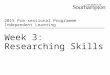 B ug week 3 research skills 2015 generic