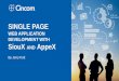 Single Page Web Application Development with SiouX and AppeX