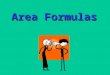Area formulas