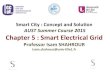 Chapter 5 Smart electrical grid , Smart City Summer Course, AUST, 2015
