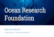 [social media report Q1 2015] Ocean Research Foundation