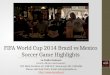 FIFA World Cup 2014 Brazil vs Mexico Soccer Game Highlights