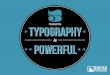 5 Reasons Typography is Powerful