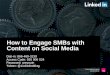 How to Engage SMBs with Content on Social Media – Webinar