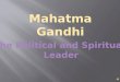 Mahatma Gandhi Leadership