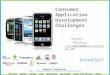 Consumer Application Development Challenges