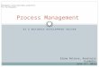 Process approach to Management system. Improvemnet proposition. Shortened