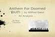 Anthem for Doomed Youth analysis
