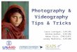 Photography and Videography Tips from the LMG and SIAPS Projects