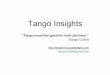 Tango Quotes & Insights by TangoILONA 2012