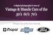 Digital Photography Vintage Muscle Car Presentation