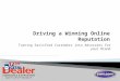 Driving a Winning Online Reputation: Digital Dealer 2012