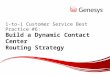 1 to 1 Customer Service - Build a Dynamic Contact Center Routing Strategy
