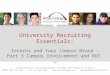 University Recruiting Essentials: Interns and Your Campus Brand - Part 3 - Campus Involvement and ROI