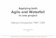 Applying both Agile and Waterfall in one project