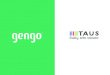 TAUS Webinar - Introduction to the Gengo API Ecosystem