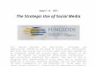 The Strategic Use of Social Media: My Funglode Social Media Seminar Slides: