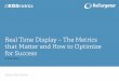 Real Time Display - The Metrics That Matter and How to Optimize for Success
