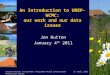 Presentation at the Master in Global Environmental Change by Jon Hutton