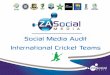 Social Media Audit - International Cricket Teams