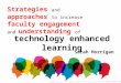 Strategies and approaches for enhancing engagement with TEL