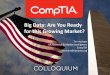 CompTIA Colloquium 2014: Big Data: Are You Ready for this Growing Market?