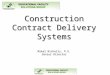 Construction Delivery Methods