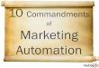 10 Commandments of Marketing Automation
