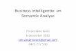 Business intelligentie  and semantic analyse