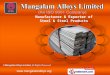 Mangalam Alloys Limited Gujarat  india