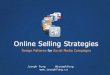CEO 2011  - Online Selling Strategies