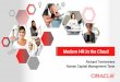Oracle: Modern HR in the Cloud - Richard Twelvetrees