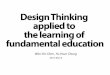 Design thinking applied to the learning of fundamental education