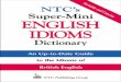 Super mini english idioms dictionary
