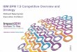 IBM BPM 7.5 Competitive Overview and Strategy