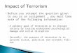 Impact Of Terrorism