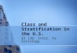 Class and stratification in the us finalcopy