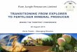 Chris Tziolis - Rum Jungle Resources - Becoming a fertiliser mineral producer