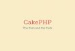 CakePHP mistakes made