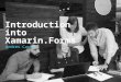 Xamarin.Forms Introduction